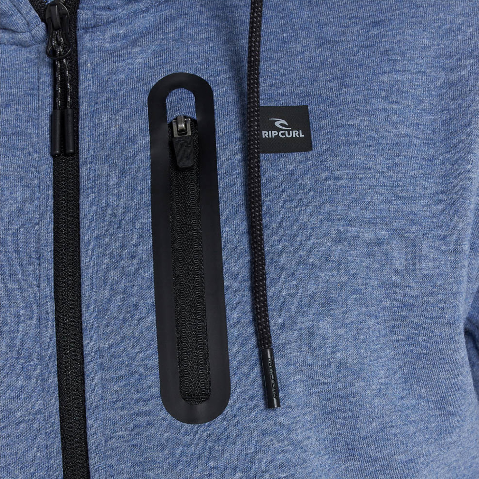 2025 Rip Curl Männer Anti Series Departed Zip Fleece CFEDB9 - Navy / Grey